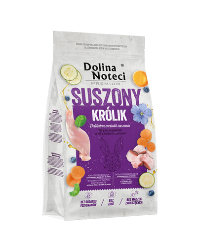 DOLINA NOTECI Premium Coniglio cibo secco per cani 9 kg