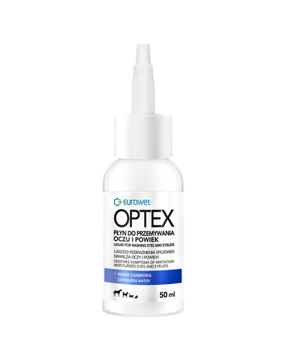 EUROWET Optex 50 ml płyn do przemywania oczu dla psów i kotów