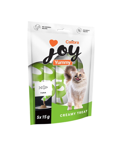 CALIBRA Joy Cat Yummy Tuna Treat Tonno 5x15 g crema per gatti