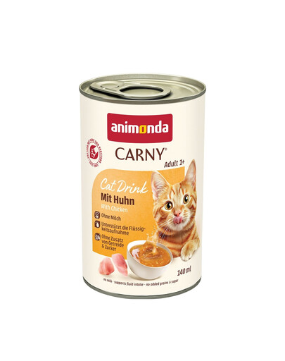 ANIMONDA Carny Cat Drink with Chicken 140 ml con pollo, bevanda senza latte per gatti