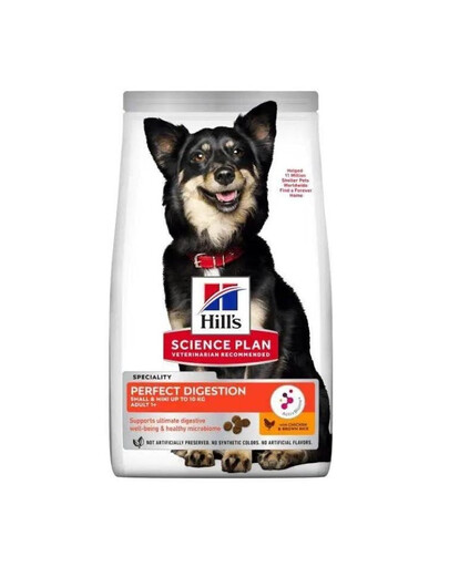 HILL'S Science Plan Adult Small Mini Perfect Digestion Chicken Pollo 6 kg cibo per cani di razze piccole e mini che supporta una digestione sana