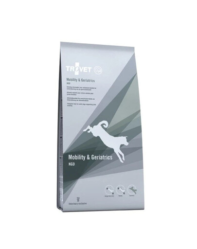 TROVET Mobility and Geriatrics Dog MGD 10 kg cibo per cani che favorisce il benessere delle articolazioni