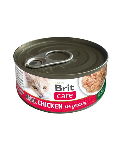 BRIT Care Cat Real Chicken in Gravy 80 g filetti di pollo in brodo, cibo umido per gatti