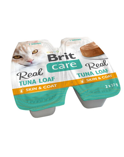 BRIT Care Cat Real Tuna Loaf 2x37 g paté di tonno e pollo per gatti