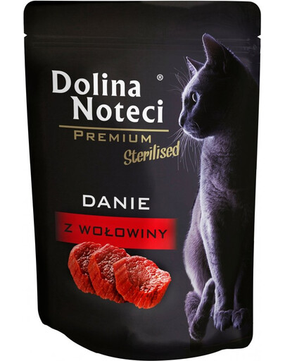 DOLINA NOTECI Premium a base di manzo per gatti sterilizzati 85g