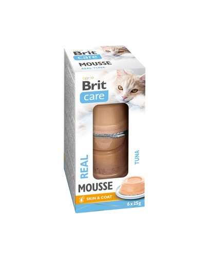 BRIT Care Cat Mousse Real Tuna 6x25 g mousse di tonno per gatti