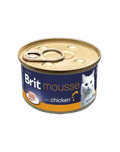 BRIT Premium by Nature Cat Mousse with Chicken Mousse con pollo per gatti 85 g