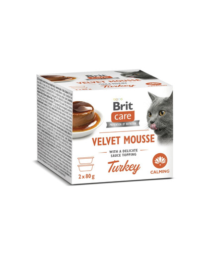 BRIT Care Cat Velvet Mousse Turkey Mousse con tacchino per gatti 2x80 g