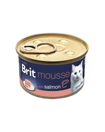 BRIT Premium by Nature Cat Mousse with Salmon Mousse con salmone per gatti 85 g