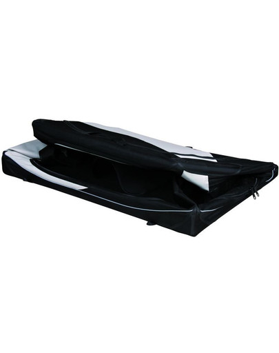 TRIXIE Cassetta di trasporto vario in nylon nero-grigio 76 × 48 × 51 cm