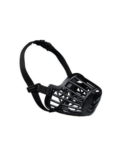 TRIXIE Museruola in plastica taglia M 22 cm nera