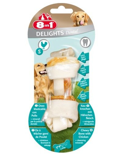 8IN1 Delicatezza dental delights bone S 1 pezzi