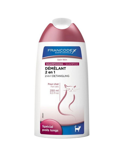 FRANCODEX Shampoo 2 in 1 per gatti 250ml