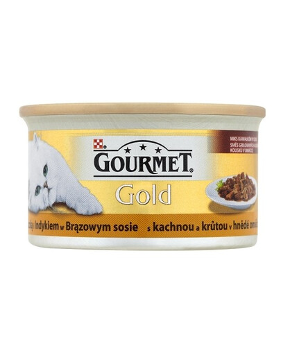 GOURMET Gold anatra e tacchino in salsa bruna 85 g