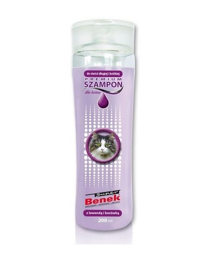 BENEK shampoo premium per gatti alla lavanda 200 ml