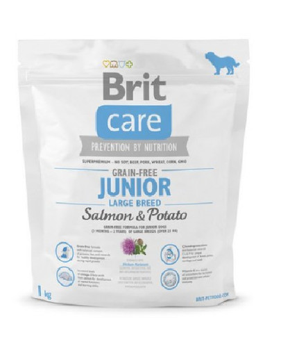 BRIT Care Grain-Free Junior Large Breed Salmon & Potato 1 kg