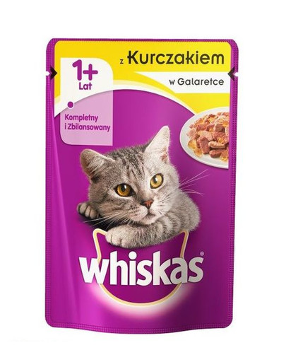 WHISKAS Adult Pollo in gelatina 24 x 100g