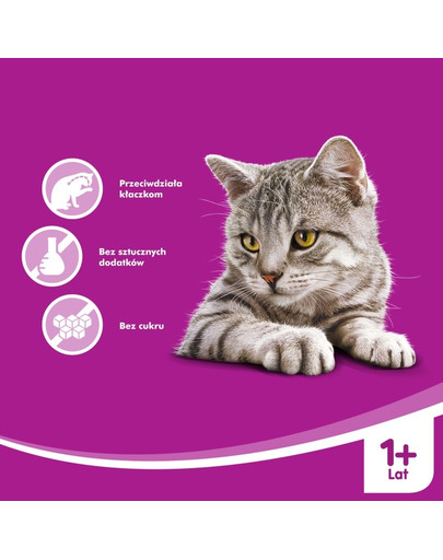 WHISKAS Anti-hairball 50g - riduce la formazione di gomitoli di pelo