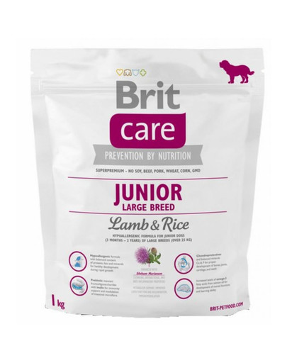 BRIT Care Junior Large Breed Lamb&Rice 1 kg