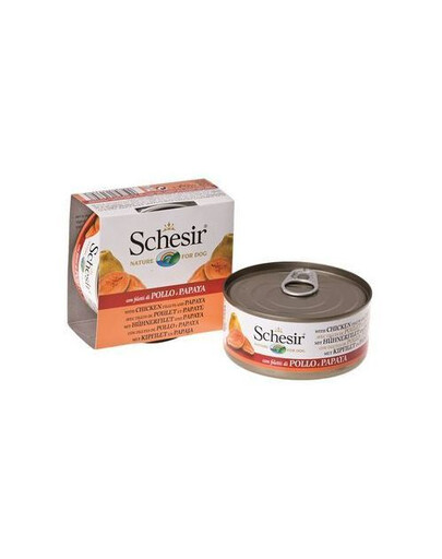 SCHESIR Fruit Pollo con papaya 150g