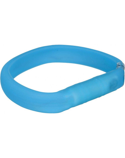 TRIXIE Cerchio per torcia USB, L-XL: 70 cm/30 mm, blu