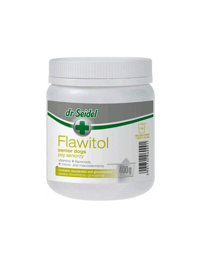 DERMAPHARM Flawitol per Anziani con Glucosamina e Condroitina 400 g