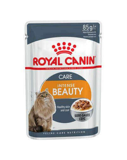 ROYAL CANIN Hair&Skin in salsa, cibo umido in salsa per gatti adulti, pelle sana, pelo splendido
