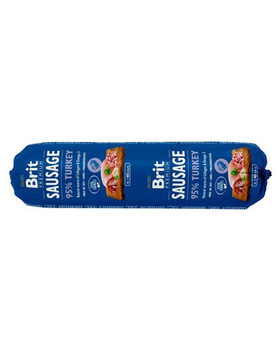 BRIT Sausage Turkey 800 g alimento completo con tacchino per cani