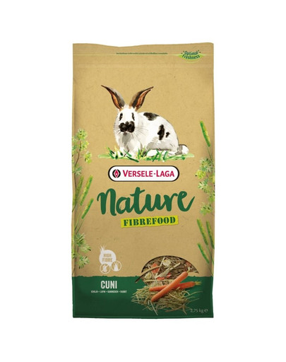VERSELE-LAGA Cuni Nature Fibrefood - light & sensitive per coniglietti nani 8 kg