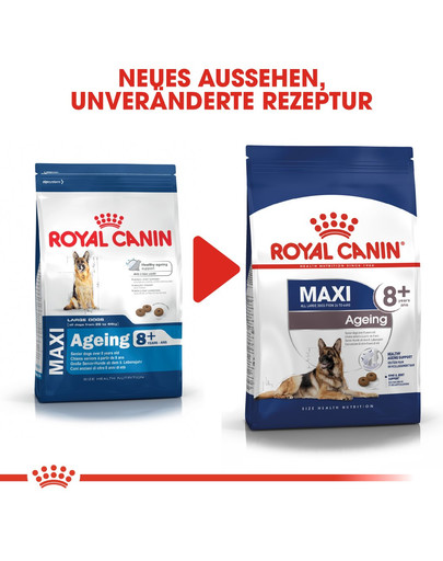 ROYAL CANIN Maxi ageing 8+ 3 kg cibo secco per cani maturi di età superiore agli 8 anni, razze di taglia grande