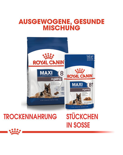 ROYAL CANIN Maxi ageing 8+ 3 kg cibo secco per cani maturi di età superiore agli 8 anni, razze di taglia grande
