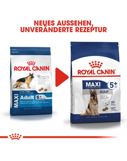 ROYAL CANIN Maxi Adult 5+ 4 kg cibo secco per cani maturi, da 5 a 8 anni di età, di razza grande