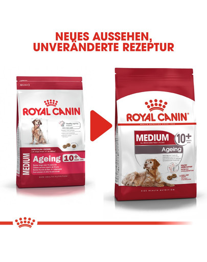 ROYAL CANIN Medium Ageing 10+ 3 kg cibo secco per cani maturi di età superiore ai 10 anni, razze di media taglia