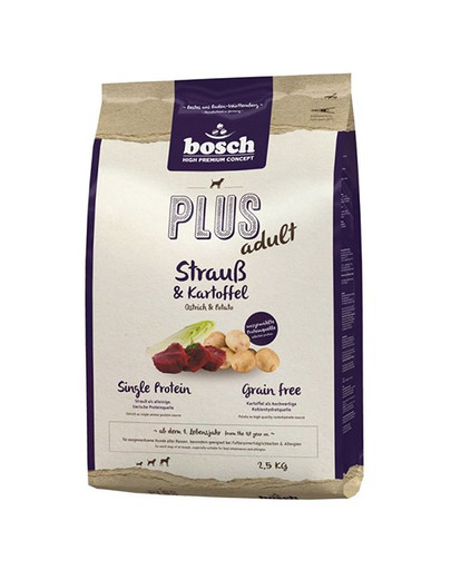 BOSCH Plus Struzzo e patata 2,5 kg