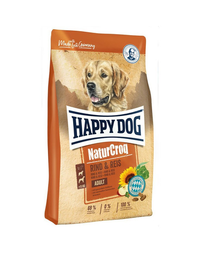 HAPPY DOG NaturCroq manzo/riso 4 kg