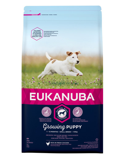 EUKANUBA Growing Puppy Small Breed Chicken 2kg