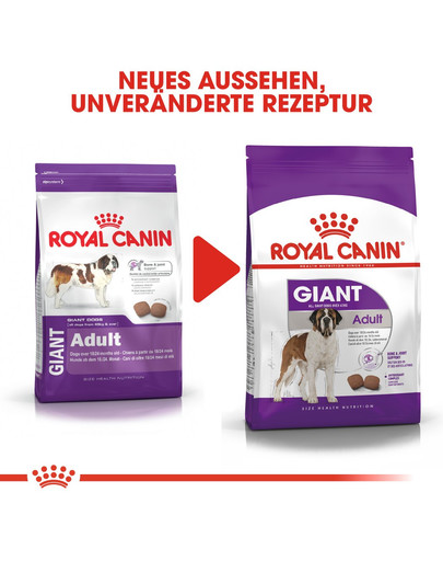 ROYAL CANIN Giant adult 15 kg + 3 kg cibo secco per cani adulti, dai 18/24 mesi di età, razze grandi