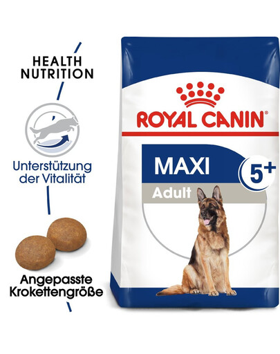 ROYAL CANIN Maxi Adult 5+ 4 kg cibo secco per cani maturi, da 5 a 8 anni di età, di razza grande