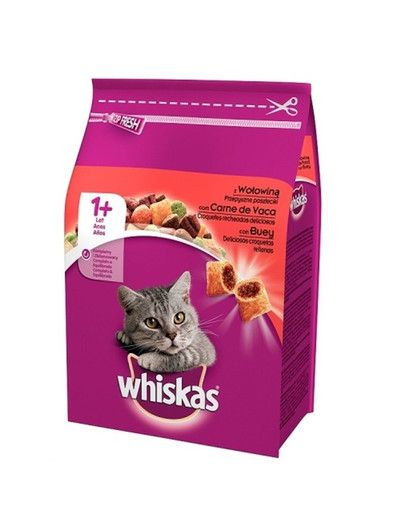 WHISKAS Adult Manzo e carote 14 x 300g