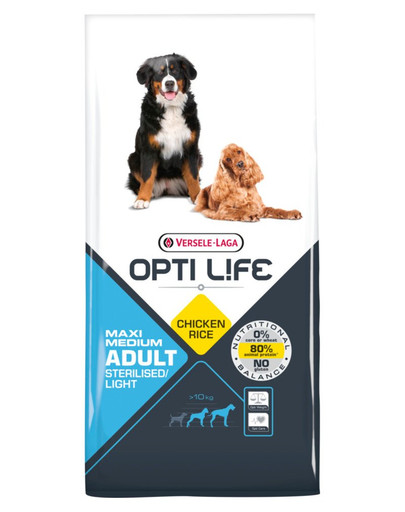 VERSELE-LAGA Adult Light Medium & Maxi Per cani obesi di taglia media e grande 12,5 kg