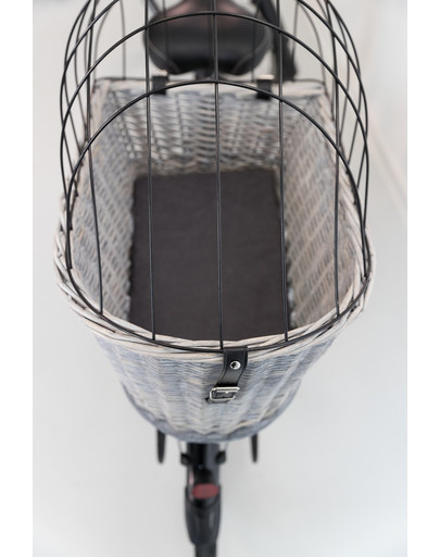 TRIXIE Cestino per bicicletta con griglia 35 × 49 × 55 cm