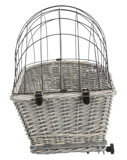 TRIXIE Cestino per bicicletta con griglia 35 × 49 × 55 cm
