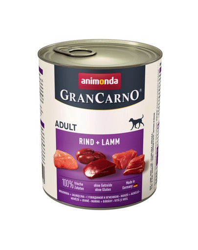 ANIMONDA GranCarno senza cereali 400 gr. - manzo e agnello