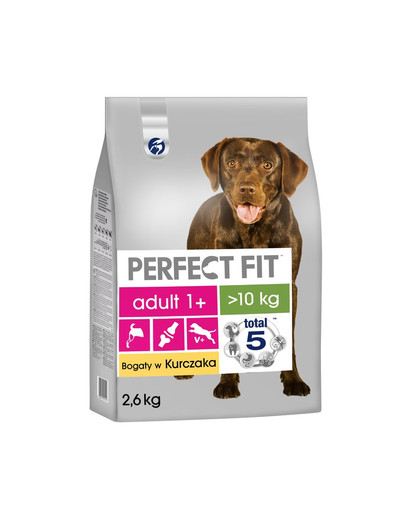 PERFECT FIT Perfect Fit Alimento secco per razze medie e grandi Pollo 2,6kgx3