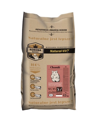 NATURAL-VIT  Miscela completa per criceti 12kg