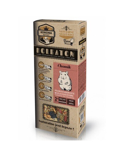NATURAL-VIT Korona Natury Kolbaton per criceti bacche di goji e camomilla/mela e aronia