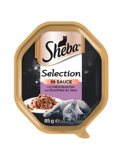 SHEBA Selection 85g con vitello - cibo umido per gatti in salsa