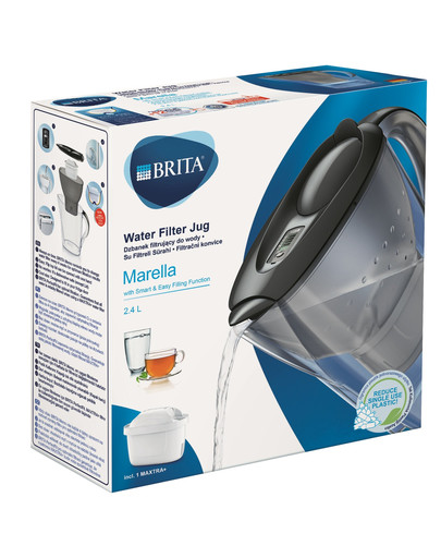 BRITA Marella Maxtra+ Dzbanek filtrujący 2,4 l grafitowy + 3 wkłady