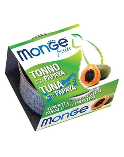 MONGE Fruit per gatti Tonno con papaya 80 g