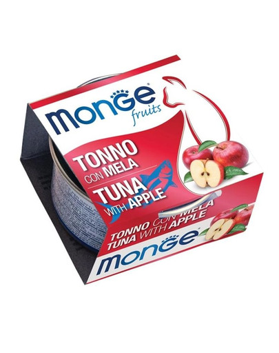 MONGE Fruits 80 g - tonno con mela